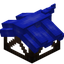 Blue Longer Top Roof Block (Framed)