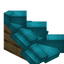 Light Blue Longer Roof (Oak)