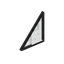 Framed Glass Panel Diagonal Left