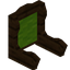 Lime Dark Oak Fancy Seat Back