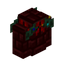 Red Nether Brick Wall with Lit Garland (Multi Lights)