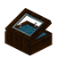 Light Blue Edelwood Display Case