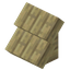 Birch Planks Steep Top Roof