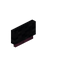 Black Crimson Small Seat Back