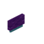 Purple Blue Bioshroom Small Seat Back