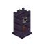 Mauve Fancy Clock