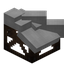 White Longer Flat Roof Block (Framed)