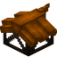 Orange Longer Top Roof Block (Framed)