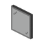 Connecting Gray Stained Glass Pane