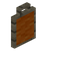 Orange Pine Tall Seat Back