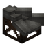 Gray Longer Flat Roof Block (Framed)
