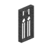 Tracery Panel Centre Stone