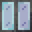 Vertical Stiped Blue Stained Glass Pane