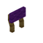 Purple Maple Raised Seat Back