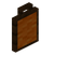 Orange Dark Oak Tall Seat Back