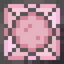 Arched Pink Stained Glass Pane Pillar