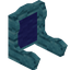 Blue Blue Bioshroom Fancy Seat Back