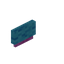 Light Blue Pink Bioshroom Small Seat Back