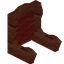 Red Redwood Fancy Seat Back