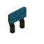 Light Blue Grongle Raised Seat Back