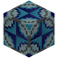 Starry Light Blue Glazed Terracotta