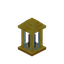 Black Fancy Gold Lantern