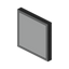 Clear Black Stained Glass Pane