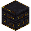 Ornate Gilded Blackstone Pillar