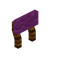 Magenta Aurum Raised Seat Back