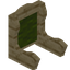 Green Palm Fancy Seat Back