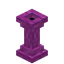 Magenta Wool Standing Torch - L