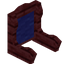Blue Netherwood Fancy Seat Back
