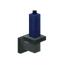 Blue Silver Wall Candle