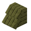 Pine Planks Steep Base Roof