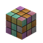 Scrambled Pastel Rubik's Cube