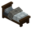 Dark Oak Fancy Bed