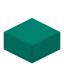 Cyan Glow Plastic Slab