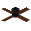 Acacia Dark Ceiling Fan