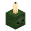 Zombie Skull Candle