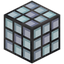 Square Cyan Stained Glass