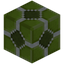 Decorated Green Glazed Terracotta