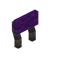 Purple Maple Raised Seat Back