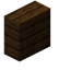 Vertical Dark Oak Slab