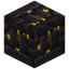 Tiny Layered Gilded Blackstone Slabs