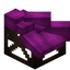 Magenta Longer Flat Roof Block (Framed)