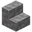 White Dacite Cobblestone Stairs