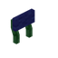 Blue Green Enchanted Raised Seat Back