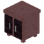 Stripped Cherry Double Wardrobe