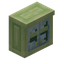 Light Green Glass Cabinet
