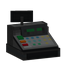 Gray Cash Register